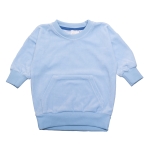 Welurowa Bluza Royal Casual Baby Blue